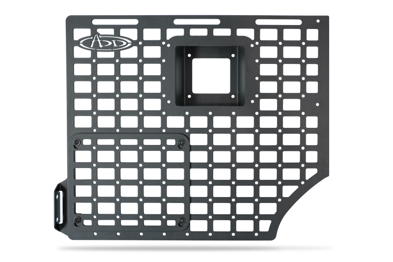 Ford F-150 Raptor Bed Side Molle Panels - Passenger Rear - Addictive Desert Designs - Hammer Black - `21-`25
